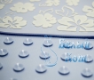 Купить коврик противоскользящий для ванны "Белый Кот", голубой по цене производителя