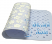 Купить коврик противоскользящий для ванны "Белый Кот", голубой в интернет-магазине