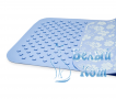 Купить коврик противоскользящий для ванны "Белый Кот", голубой в на официальном сайте
